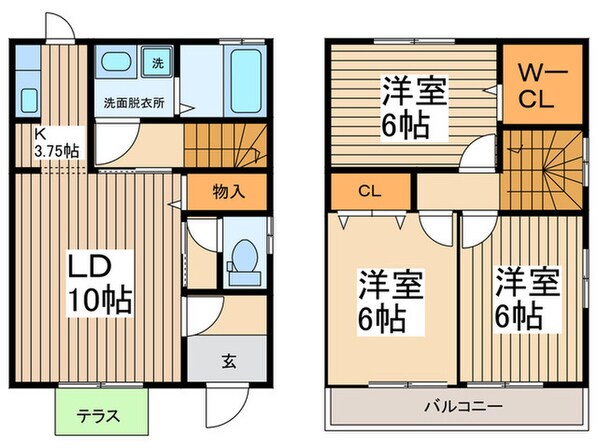 サンシャト－ル弥富ヶ丘の物件間取画像